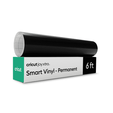 Cricut Joy Xtra™ Smart Vinyl™ Matless Permanent Vinyl (9.5 in x 6 ft), Black
