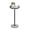 Greige + Black, variant on Small Side Table, Drink Table, Coffee Martini Table with Pedestal for Small Spaces in Living Room, Bedroom, Sofa Couch, Greige