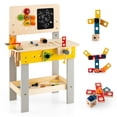 thumbnail image 1 of Costway Wooden Tool Bench Workbench Toy Play for Kids with Tools Set for Toddlers Ages 3 +, 1 of 10