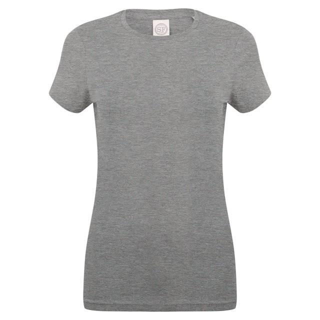 Skinni Fit T-Shirt à Manches Courtes Extensible Confortable pour Femmes