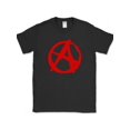 thumbnail image 1 of ANARCHY T-Shirt Chaos Symbol Graphic Tee, 1 of 5