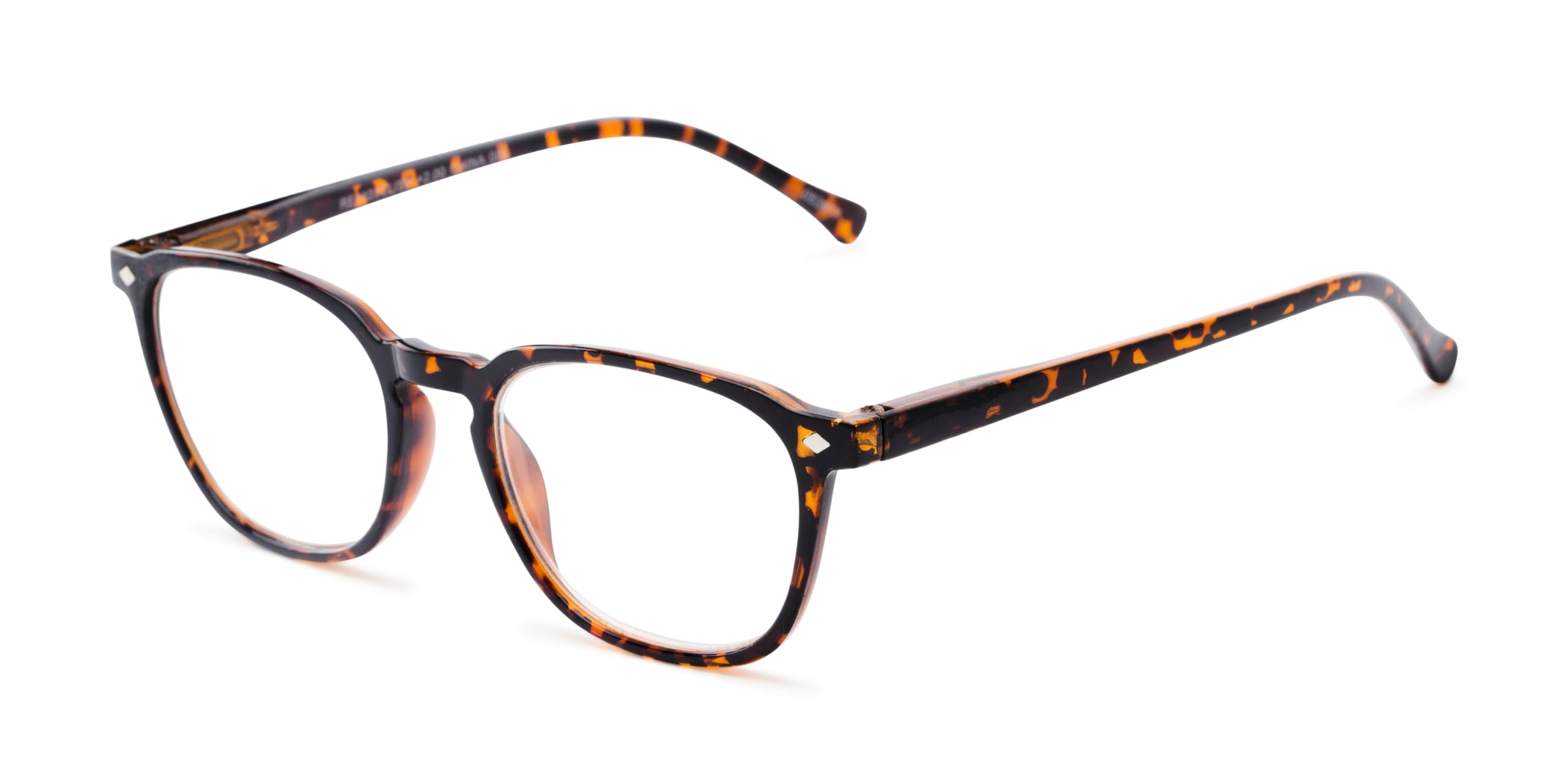 Readers.com Reading Glasses: The Alistair square Style for Men and Women