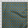 thumbnail image 3 of oneOone Cotton Poplin Fabric Swirl Ikat Print Sewing Fabric BTY 42 Inch Wide, 3 of 4