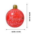 thumbnail image 3 of Boovnll Christmas Tree Decorations, Inflatable Christmas Decoration Ball Festive Outdoor Courtyard Pendant Printed Pvc Toy Ball, Christmas Decorations, Christmas Decor, Christmas Decorations Indoor, 3 of 8