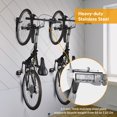 thumbnail image 2 of Yescom Bike Rack Wall Mount Storage Hanger Bicycle Holder Hook Vertical Garage 4 Pack, 2 of 11