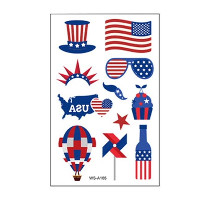 Xihbxyly American Flag Sticker Independence Day Sticker 10 PC Holiday Deals