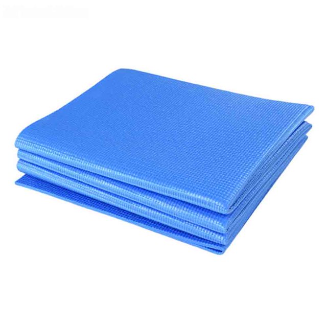 Foldable thick workout mat and yoga mat