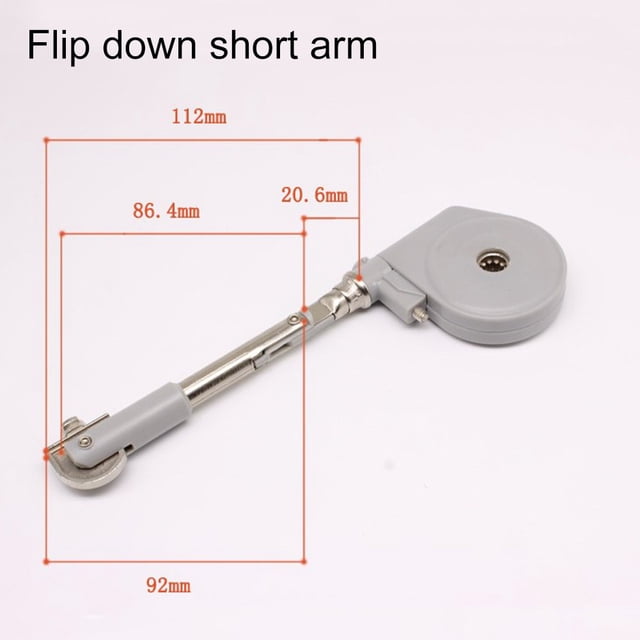 1pc Support Rod Household Furniture Hardware Hydraulic Buffer Up-down Support Dressing Table 90°/105° Zinc Alloy Support Rod