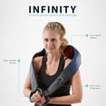 thumbnail image 2 of Infinity Cordless Shiatsu Neck Shoulders and Body Massager with Heat 5+ Hours Runtime Between Charges, 2 of 5