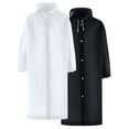 thumbnail image 1 of Lot de 2 Imperméables Ponchos Portatifs, Cameland Manteau de Pluie Imperméable en EVA Réutilisable pour Hommes et Femmes, Manteaux de Pluie Durables Poncho de Pluie à Manches Longues pour Activités de Plein Air, 1 of 8
