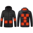 thumbnail image 1 of NJDVHB Womens Winter Long Sleeve Parkas,USB Intelligent Constant Temperature Heated Windproof Plus Size Coat For Men And Women Winter 11 Heated Jacket Coat, 1 of 5