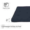 thumbnail image 3 of DHP Kali 8" Thermobonded High Density Polyester Fill Futon Mattress, Full Size, 3 of 6
