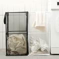 thumbnail image 1 of Portable Mesh Laundry Basket with Handles - Foldable Hamper for Dirty Clothes Storage and Home Organization, 1 of 5