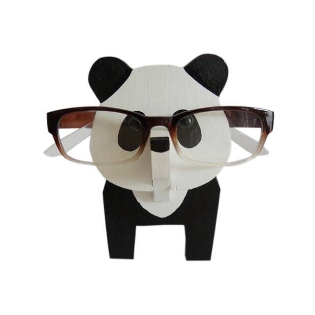 Holder Stand Eyeglasses Sunglasses Glasses Frame Cartoon Animal Rack Retainers Spectacle Display Wood Carving