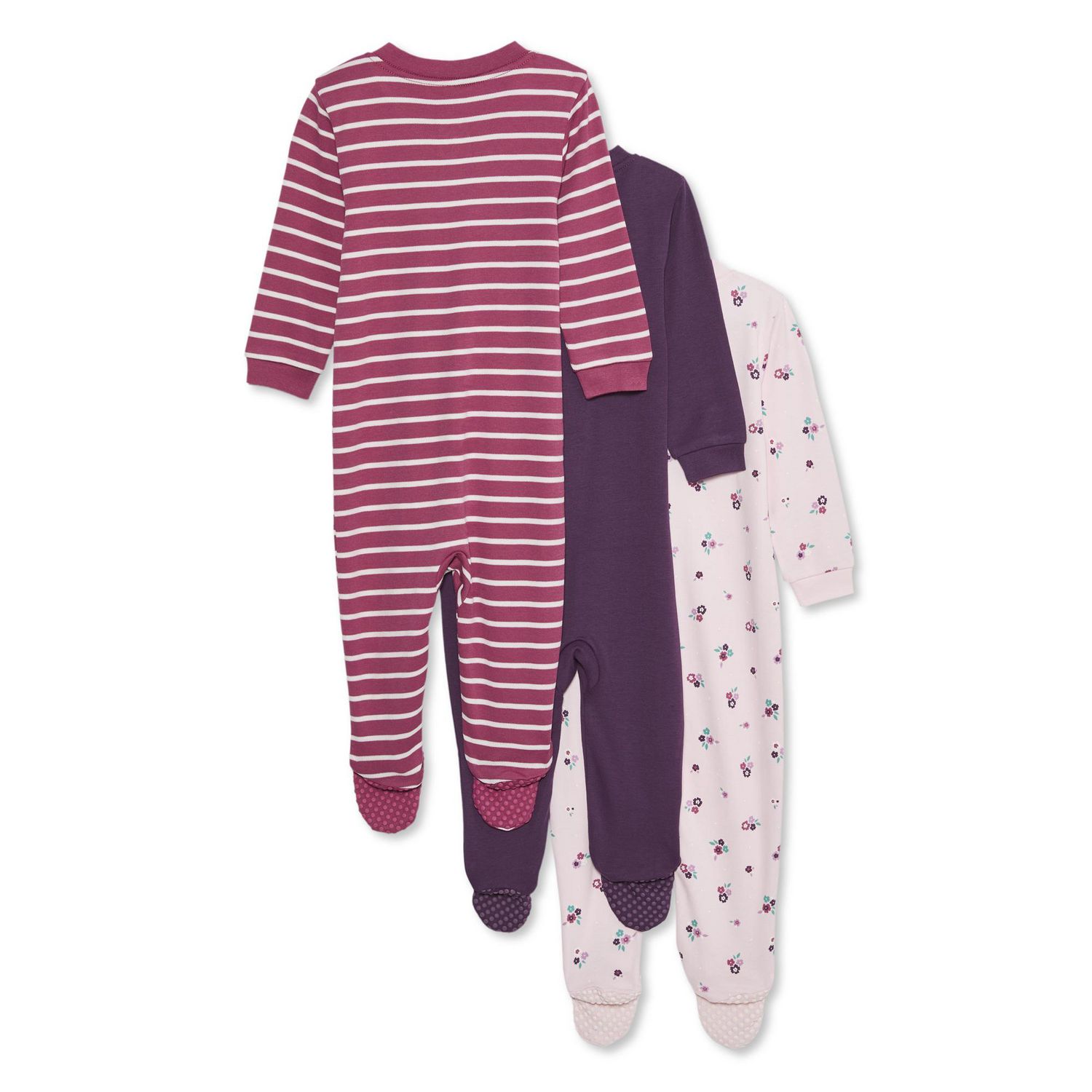 George Baby Girls' Sleeper 3-Pack