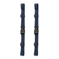 thumbnail image 2 of 2pcs Universal Backpack Webbing Chest Stability Straps Waist Straps Belt - Chest Strap Navy Blue, 2 of 8