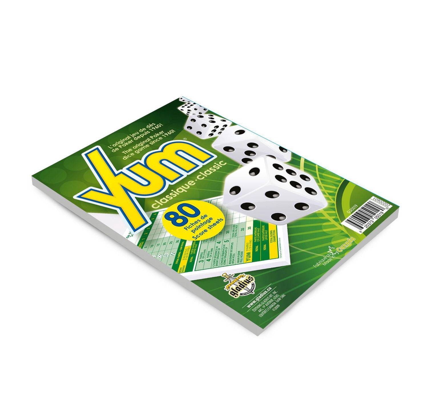 Editions Gladius Yum Classic Score Sheet Pad, For your Yum Classic