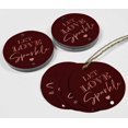 thumbnail image 4 of Inkdotpot Rose Gold Foil Paper Hang Tags Let Love Sparkle Wedding Favor Tags 50 Pieces, 4 of 6
