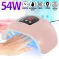 thumbnail image 1 of MesaSe LED Nail Lamp 54W 18 LED Infrared Sensor Electric Nail Dryer with Timing Function Portable Gel Nail Polish Curing Light Nail Art Beauty Tools for Home Salon Use, 1 of 6