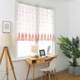 thumbnail image 4 of Last Chance Violete Leaves Sheer Curtain Window Voile Drape Valance 1 Panel Fabric, 4 of 8