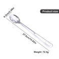 thumbnail image 3 of Oleegame 1PC Stainless Steel Cutlery Set Stainless Spoon Common Serving Spoon Soup Spoon Colander Spoon Extended Sauté Spoon Non Long Hole Round Hole Kitchenware Silver, 3 of 8