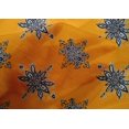 thumbnail image 4 of oneOone Cotton Silk Fabric Floral Block Printed Fabric 1 Yard 42 Inch Wide, 4 of 4
