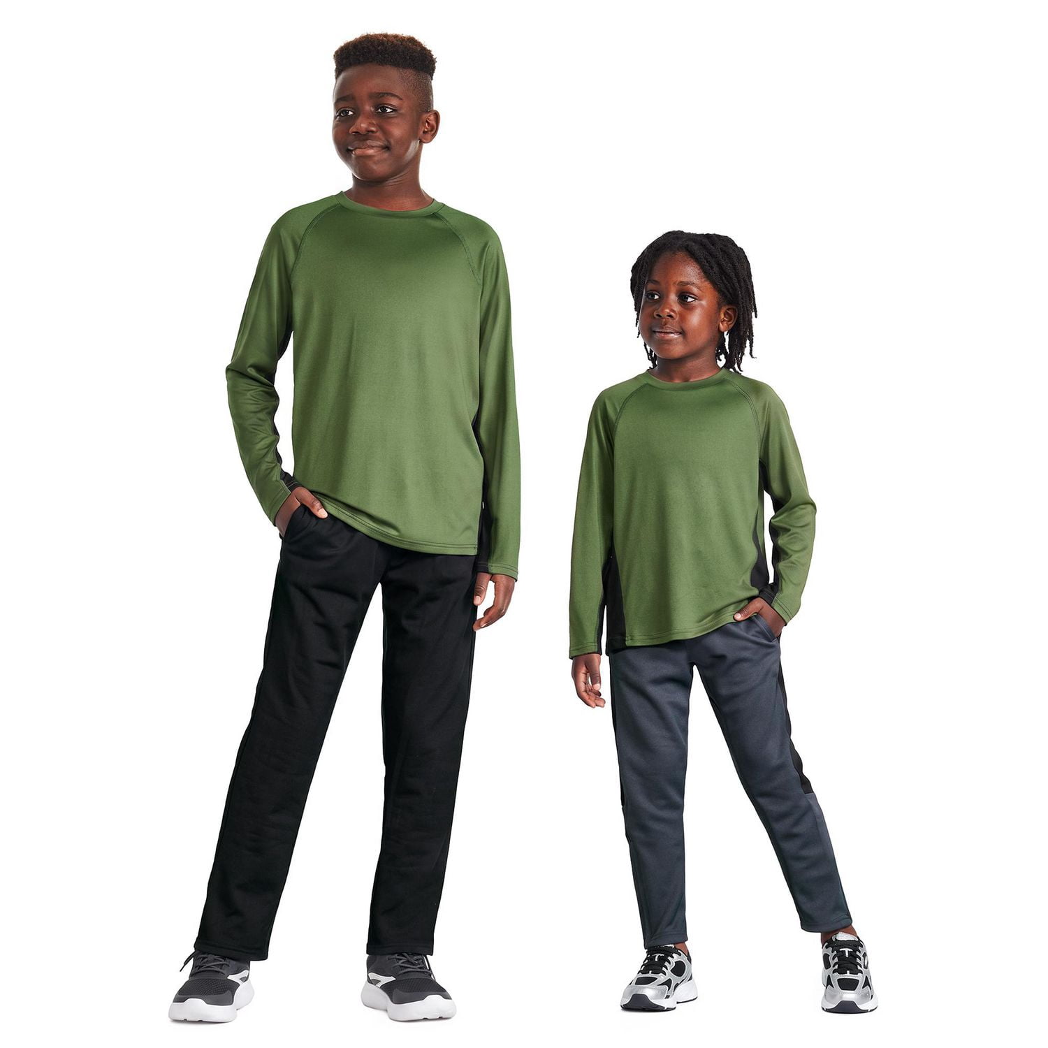 Athletic Works Boys' Long-Sleeve T-Shirt
