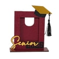 thumbnail image 2 of Graduation Photo Frame 2026 Vertical Wooden Tabletop Display With Acrylic Insert Hat And Tassel Decor, 2 of 5
