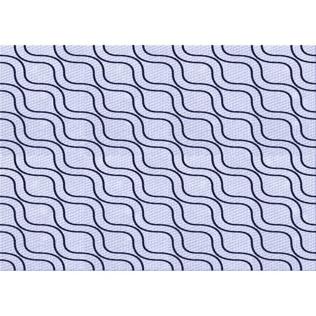 Ahgly Tapis Rectangulaire Lavable en Machine Intérieur Lavande Bleu, 5 Pieds x 7 Pieds