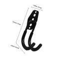 thumbnail image 2 of BESTYASH Propriétaires 4 Pcs Crochet Noir pour Crochets de Tuyau d'Eau, 2 of 8