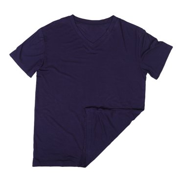 unbranded Half Sleeve T Shirt Breathable Simple and Elegant Design Navy 1Set