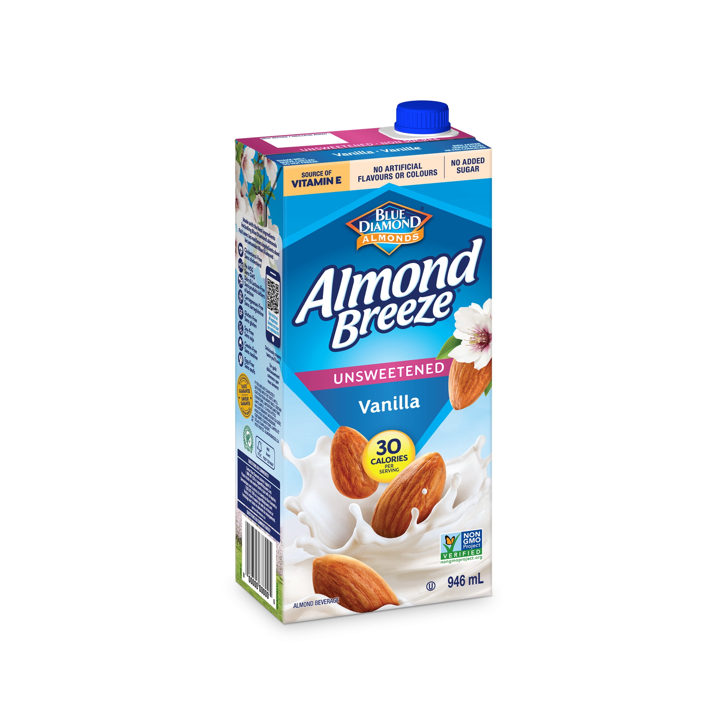 Blue Diamond Almond Breeze Boisson à la Vanille Non Sucrée