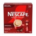 thumbnail image 1 of NESCAFE Sweet & Creamy Instant Coffee Mix, Includes Coffee, Whitener & Sugar, 1 of 7