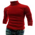 thumbnail image 3 of Pull d'Hiver Chaud en Coton Col Montant pour Hommes, 3 of 4