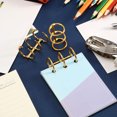 thumbnail image 2 of 6pcs Practical Binding Rings Loose Leaf Binding Ring DIY Notebook Coils, 2 of 8
