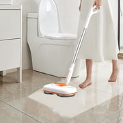 EGNMCR Cleaning Supplies, Sweeping Electric Mops For Floor Cleaning Wood Floor Cleaner With 2 Reusable Microfiber Pads Electric mop