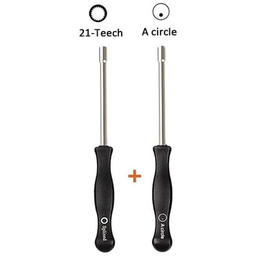 2Pcs 21-Teeth Splined + A-Circle Carburetor Adjustment Tool Screwdriver Kit