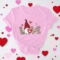 thumbnail image 1 of Meichang Valentines Day T-Shirt Femme Mignon à Imprimé Cœur T-Shirts Manches Courtes Col Rond Hauts Mignons Coupe Ample T-Shirts de Fête Valentines Day, 1 of 6