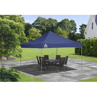 Quik Shade 12' x 12' Weekender Elite 144 Square Feet of Shade Straight Leg Base Outdoor Pop-up Canopy, Twilight Blue