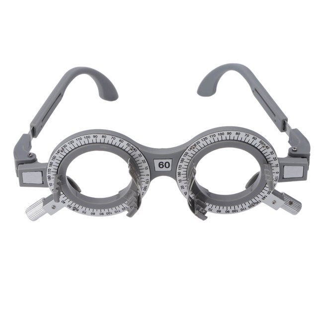 Cadre de Lentille d'Essai Optique Professionnel Réglable pour Opticiens Hôpitaux Écoles Distance Pupillaire 60mm/2.4 Po