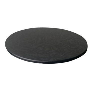Round Table Cloth Protector 27.5-33.5" Table Cover Backed Vinyl Tablecloth Party black