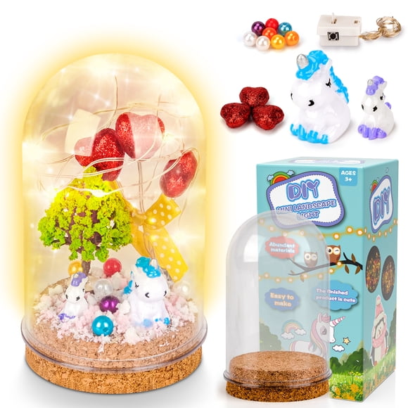 Pearoft Birthday Gifts for 4 5 6 Years Old Girls, Art and Craft for Kids Age 7 8 9 Year Old Toy for 3-8 Year Old Girl Boys DIY Night Light Craft Kits for Girl Toddler Toys Lamp Age 4-6 Gifts for Boys