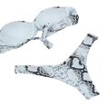 thumbnail image 4 of Women Summer Two-piece Bikini Set Push-up Padded Tube Top Triangle, 4 of 6