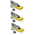 thumbnail image 1 of Intex Explorer K2 2 Person Inflatable Kayak Set and Air Pump, Yellow (3 Pack), 1 of 11