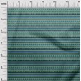 thumbnail image 2 of oneOone Tissu Lycra Polyester Imprimé Géométrique Ikat par la Cour 56 Pouces de Large, 2 of 4