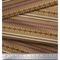 thumbnail image 3 of Soimoi Polyester Crepe Fabric Aztec Southwestern Decor Fabric Printed Yard 42 Inch Wide, 3 of 3