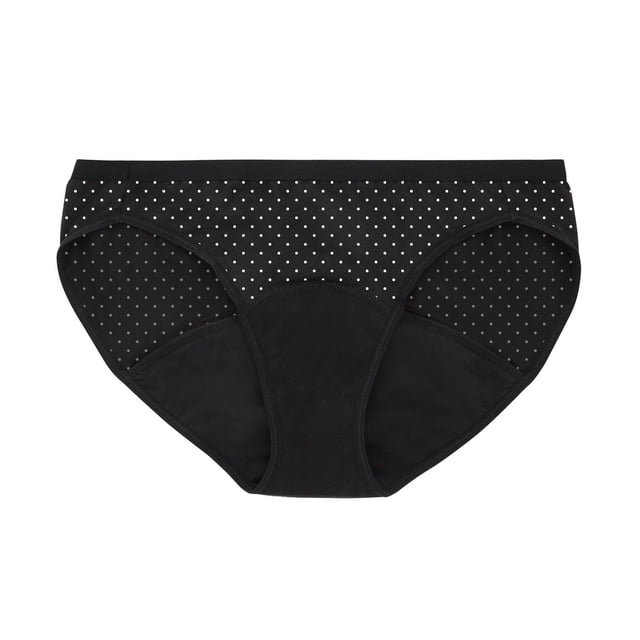 Hanes Comfort, Period. Moderate Leak Bikini, 1-Pack