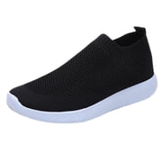 Women's Sneakers Sports Running Internationalist Women Sneaker Women Shoes3 Breathable Mesh Shoes Outdoor Sneaker Wedges Shoes for Women2 Flat Sneaker for Women Solid Fashionable Athletic