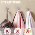 thumbnail image 4 of Crochets Adhésifs pour Cuisine - 20 Packs Crochets en Acier Inoxydable Réutilisables Utilitaires, 4 of 6