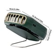 thumbnail image 2 of EGNMCR Ventilateur Portable de Camping et de Randonnée Mini Ventilateur Suspendu avec Cordon Ajustable et Support USB Rechargeable Mains Libres Ventilateur à 3 Vitesses de Vent pour Intérieur Extérieur Ventilateur Sans Pales, 2 of 7